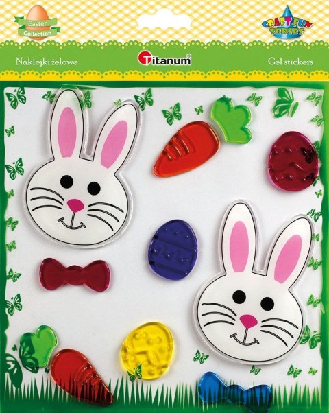 Naklejka (nalepka) Craft-Fun Series żelowe Wielkanoc Titanum (FHD-1) Titanum