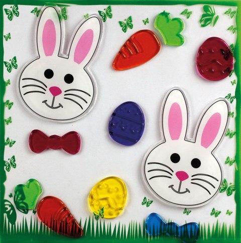 Naklejka (nalepka) Craft-Fun Series żelowe Wielkanoc Titanum (FHD-1) Titanum