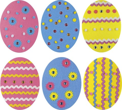 Ozdoba filcowa Craft-Fun Series Wielkanoc Pisanki do złożenia Titanum (5003) Titanum