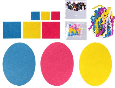 Ozdoba filcowa Craft-Fun Series Wielkanoc Pisanki do złożenia Titanum (5003) Titanum