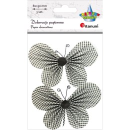 Ozdoba papierowa Titanum Craft-Fun Series motyle 3C (22YX0825-7B) Titanum