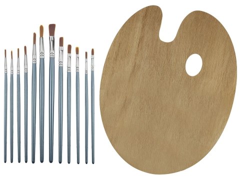 Pędzel drewniany uchwyt Flamingo (SR-B52) Flamingo