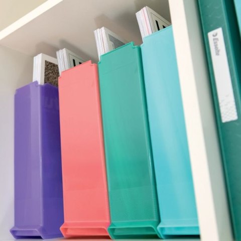 Pojemnik na dokumenty pionowy colour ice niebieski A4 niebieski plastik Esselte (626279) Esselte