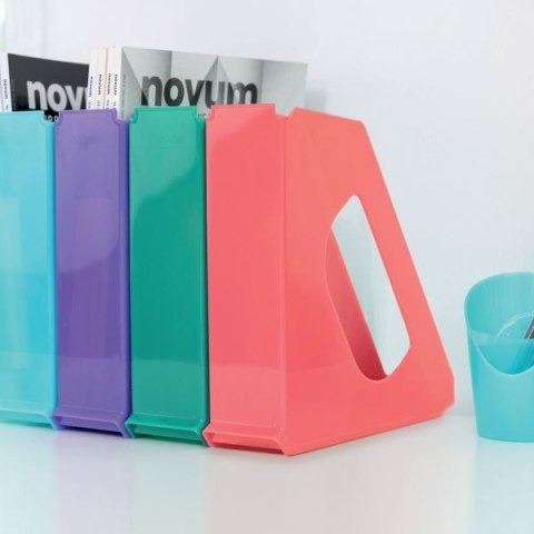 Pojemnik na dokumenty pionowy colour ice niebieski A4 niebieski plastik Esselte (626279) Esselte