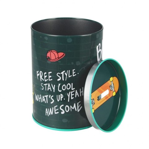 Skarbonka Skate Dino metal Starpak (536633) Starpak