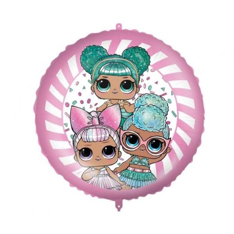 Balon foliowy LOL Glitterati 18cal Godan (92978) Godan
