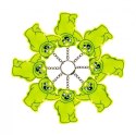 Brelok odblaskowy miś Starpak (481538) Starpak