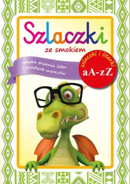 Kolorowanka Szlaczki ze smokiem