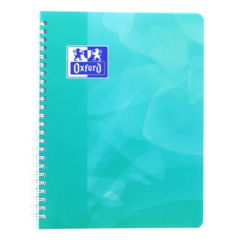 Kołozeszyt (kołonotatnik) Lagoon A5+ 80k. 90g krata/tagi Oxford (400080639) Oxford