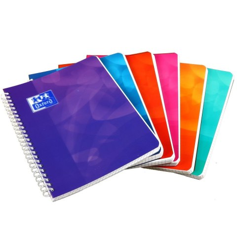 Kołozeszyt (kołonotatnik) Lagoon A5+ 80k. 90g krata/tagi Oxford (400080639) Oxford