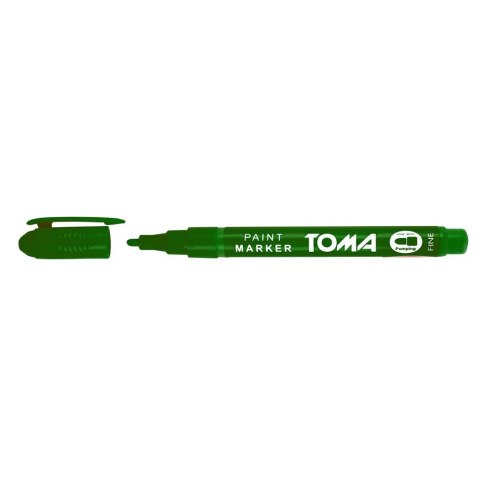 Marker olejowy wkład zielony 1,5mm okrągła końcówka Toma Toma