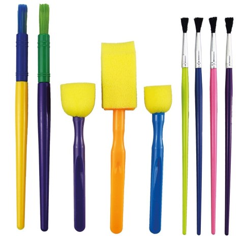 Pędzel plastikowy uchwyt Flamingo (SR-B19) Flamingo