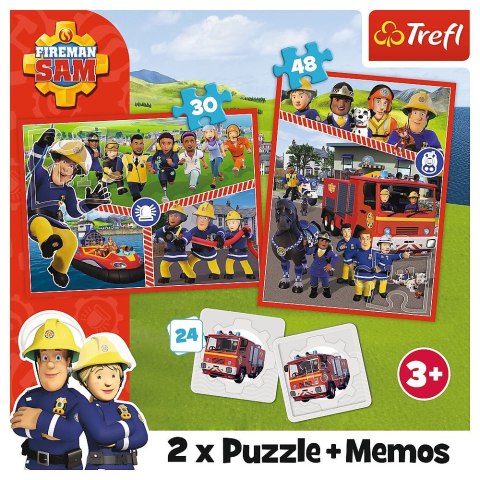 Puzzle Strażak Sam 2w1 el. Trefl (93334) Trefl