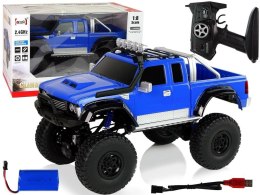 Samochód Lean Off- Road R/C 2.4G Climbing Car 1:8 niebieski (9936) Lean