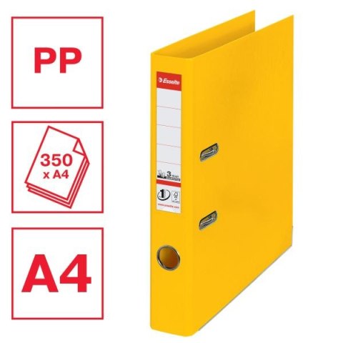 Segregator dźwigniowy No.1 Power A4 50mm żółty Esselte (811410) Esselte