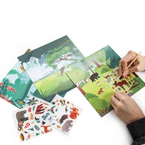 Zestaw kreatywny Zwierzęta Kidea (ZKRKCKA) Kidea