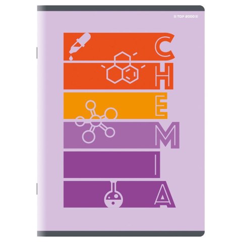 Zeszyt chemia A5 60k. 70g krata [mm:] 150x210 TOP-2000 (400160610) TOP-2000