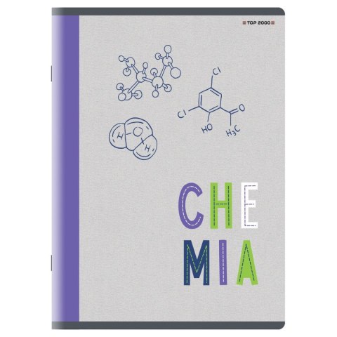Zeszyt chemia A5 60k. 70g krata [mm:] 150x210 TOP-2000 (400160610) TOP-2000