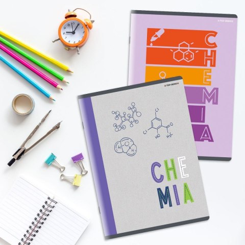 Zeszyt chemia A5 60k. 70g krata [mm:] 150x210 TOP-2000 (400160610) TOP-2000