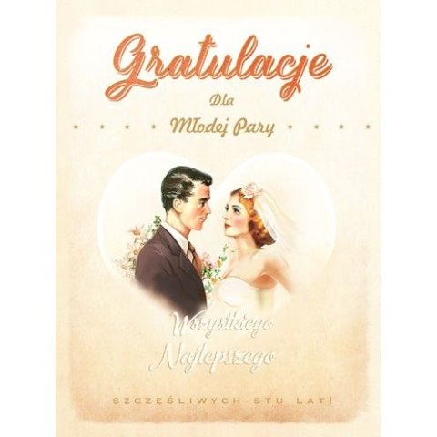 Kartka składana ślub [mm:] 145x195 Art Nuvo Art Nuvo