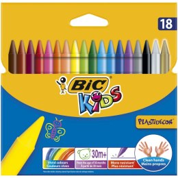 Kredki świecowe Bic Kids Plastidecor 18 kol 18 kol. (829771) Bic Kids