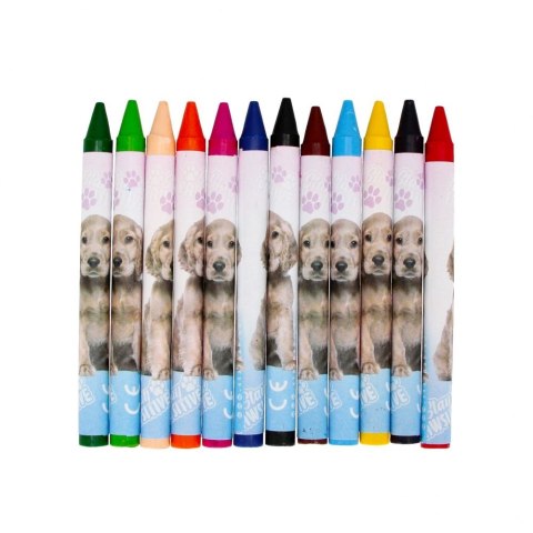 Kredki świecowe Kitty 12 kol. Starpak (532174) Starpak