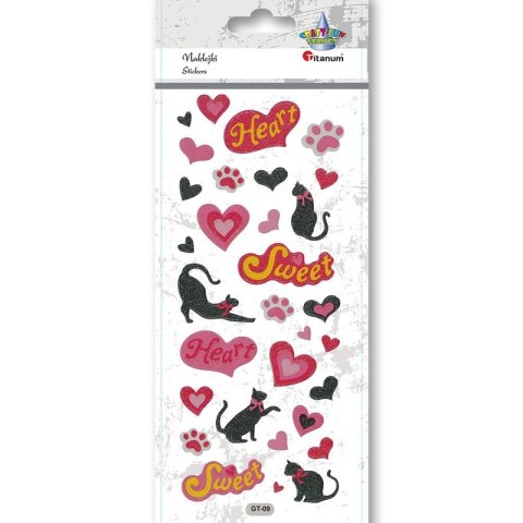 Naklejka (nalepka) Craft-Fun Series koty Titanum (GT09) Titanum