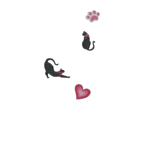 Naklejka (nalepka) Craft-Fun Series koty Titanum (GT09) Titanum