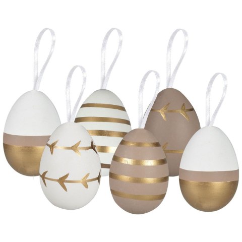 Ozdoba wielkanocna Pisanki glamour (6 szt.) Arpex (YP7613) Arpex