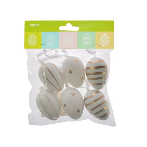 Ozdoba wielkanocna Pisanki glamour (6 szt.) Arpex (YP7613) Arpex