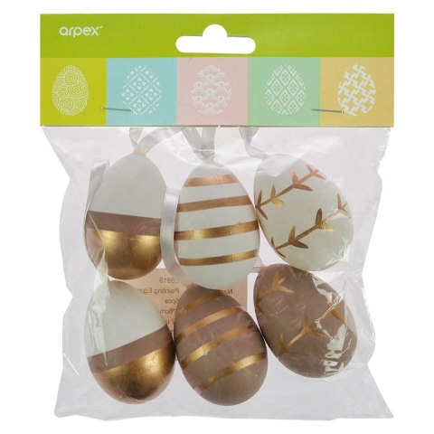 Ozdoba wielkanocna Pisanki glamour (6 szt.) Arpex (YP7613) Arpex