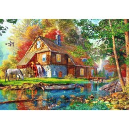 Puzzle Trefl Chatka nad rzeką 500 el. (37484) Trefl