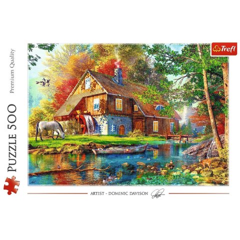 Puzzle Chatka nad rzeką 500 el. Trefl (37484) Trefl