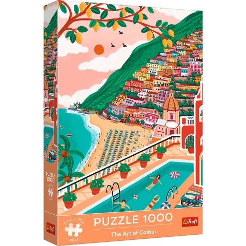 Puzzle Trefl The Art of Colour Premium Plus Positano, Włochy 1000 el. (10895) Trefl