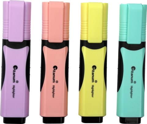 Zakreślacz wkład 4 kolory 1-5mm Titanum (T01060491) Titanum