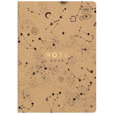 Zeszyt HS KRAFT A5 60k. 70g krata Interdruk (ZEA560#) Interdruk