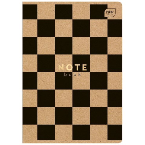 Zeszyt HS KRAFT A5 60k. 70g krata Interdruk (ZEA560#) Interdruk
