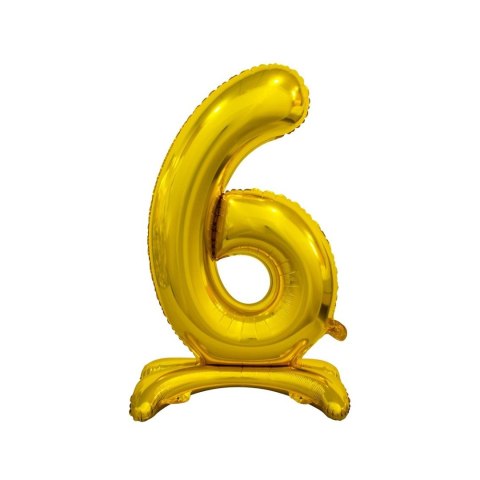 Balon gumowy Beauty&Charm cyfra stojąca złota złota 30cal Godan (BC-ASZ6) Godan