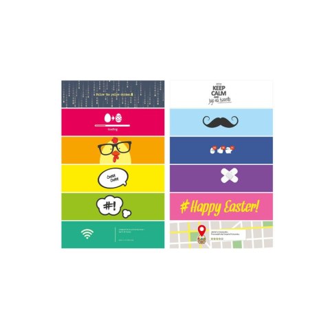 Dekoracja jajek owijki do jaj termokurczliwe Paw (sw1939) Paw