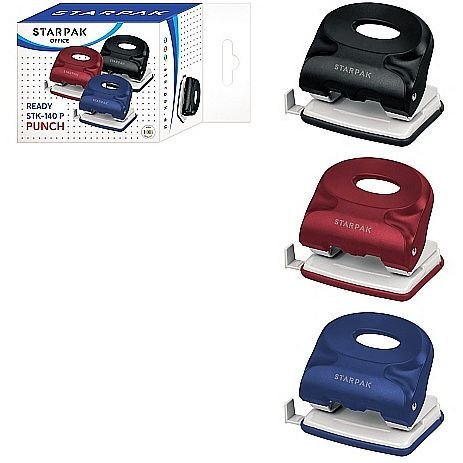 Dziurkacz Office 140P czarny 25k (450872) Starpak Starpak