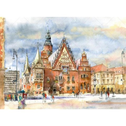 Kalendarz ścienny MIASTA POLSKI WIELOPLANSZOWY 12K A3 Lucrum (RW5) Lucrum