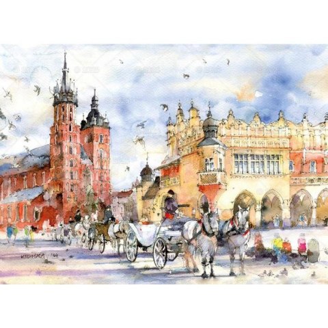 Kalendarz ścienny MIASTA POLSKI WIELOPLANSZOWY 12K A3 Lucrum (RW5) Lucrum