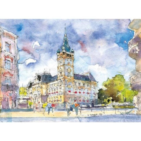 Kalendarz ścienny MIASTA POLSKI WIELOPLANSZOWY 12K A3 Lucrum (RW5) Lucrum