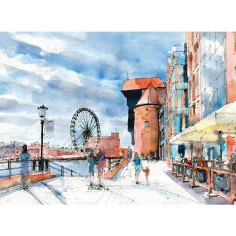 Kalendarz ścienny MIASTA POLSKI WIELOPLANSZOWY 12K A3 Lucrum (RW5) Lucrum