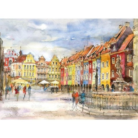 Kalendarz ścienny MIASTA POLSKI WIELOPLANSZOWY 12K A3 Lucrum (RW5) Lucrum