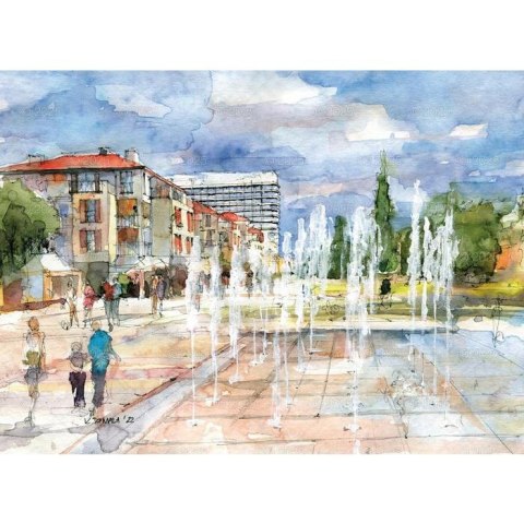 Kalendarz ścienny MIASTA POLSKI WIELOPLANSZOWY 12K A3 Lucrum (RW5) Lucrum