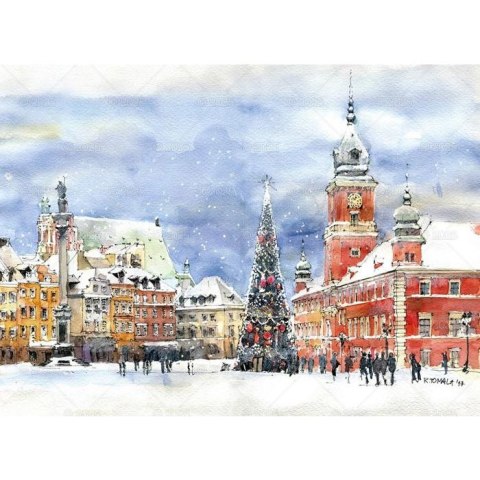 Kalendarz ścienny MIASTA POLSKI WIELOPLANSZOWY 12K A3 Lucrum (RW5) Lucrum