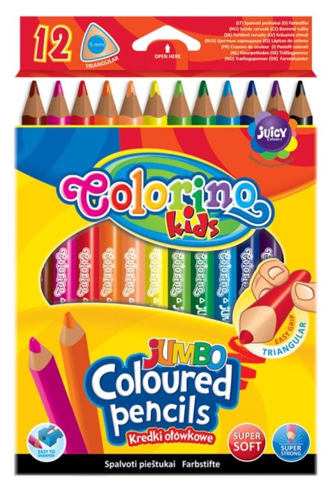 Kredki ołówkowe Colorino Jumbo 12 kol. Patio (51859) Patio