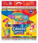 Kredki ołówkowe Colorino dwustronne 48 kol. Patio (51705) Patio