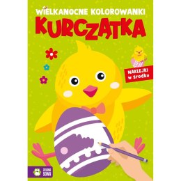 Książeczka edukacyjna Zielona Sowa Wielkanocne kolorowanki. Kurczątka Zielona Sowa